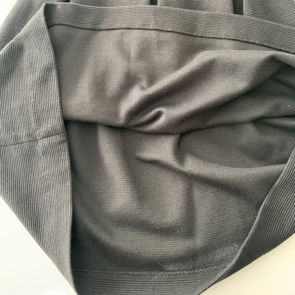 MADEWELL textured  fit and flare with back cut out, black sleeveless dress, 10 - Picture 4 of 16